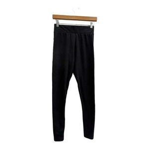 LOGO Layers Lori Goldstein Size XXS Knit Legging Black Back Pockets A346676‎​​​
